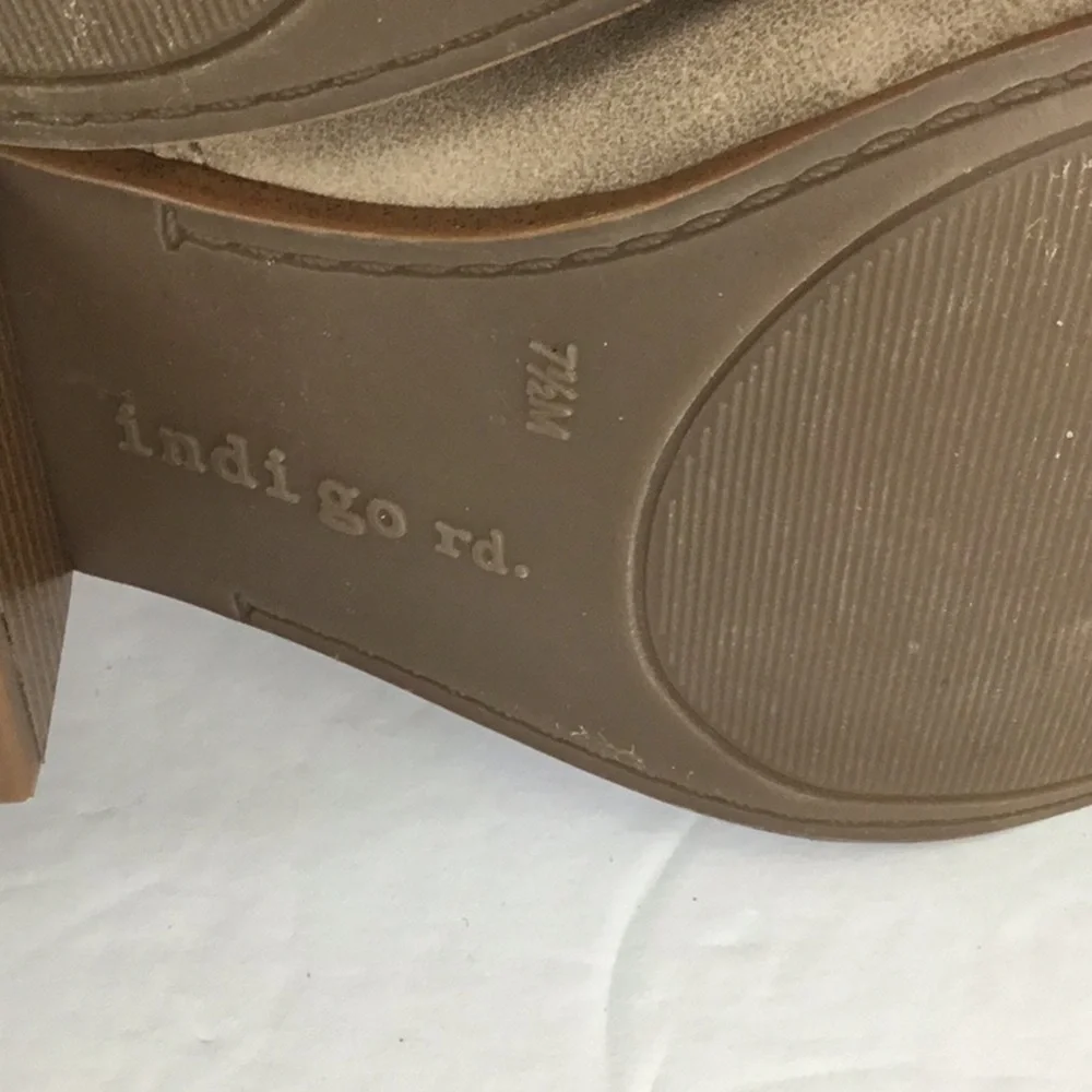 Indigo Rd. Western Ankle Bootie Tan Size 7.5